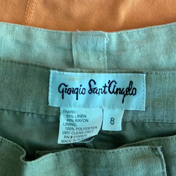 Studio Works KHAKI LINEN Cargo Shorts Waist 31 Resort Ready - Picture 10 of 16